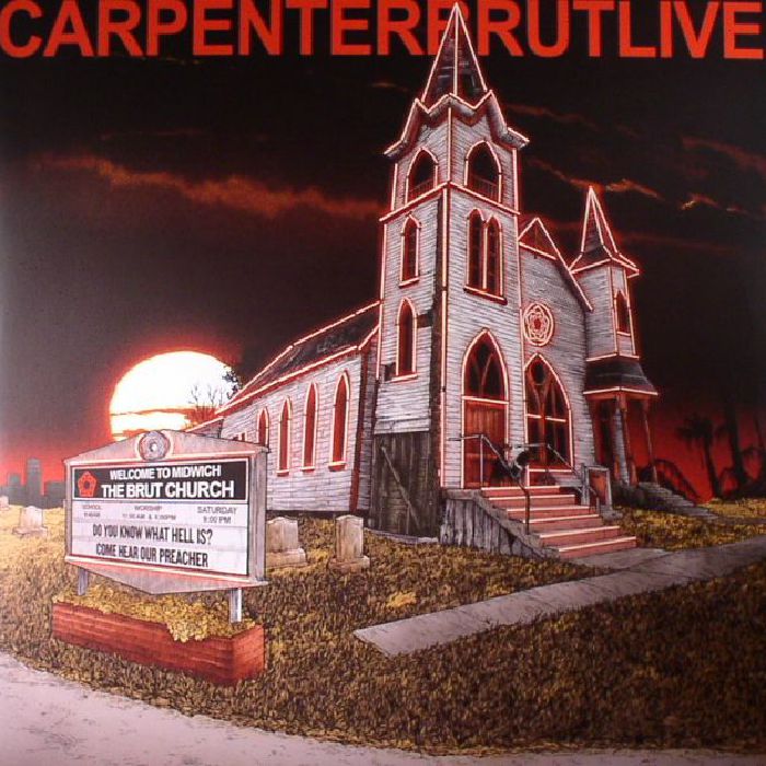 Carpenterbrutlive - 2xLP vinyl record cover