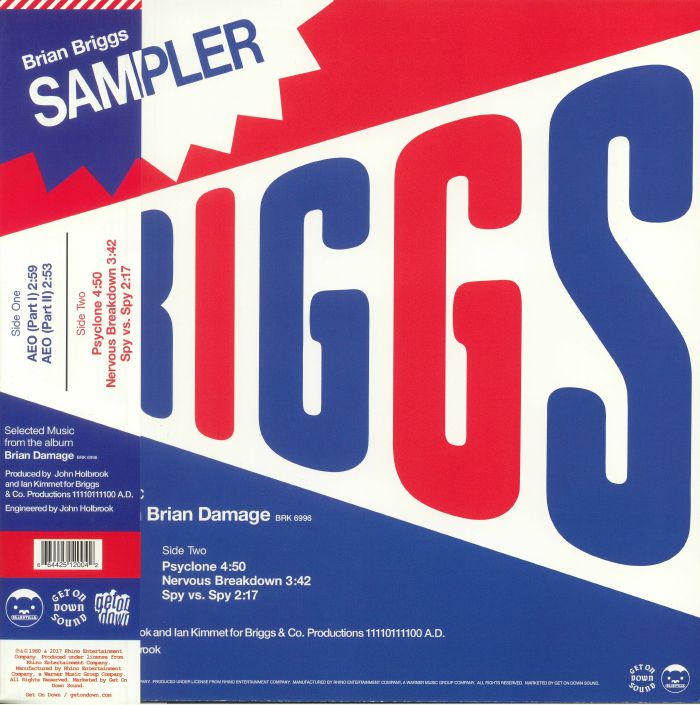 Special Sampler (Brian Damage) - Vinyl EP vinyl record cover