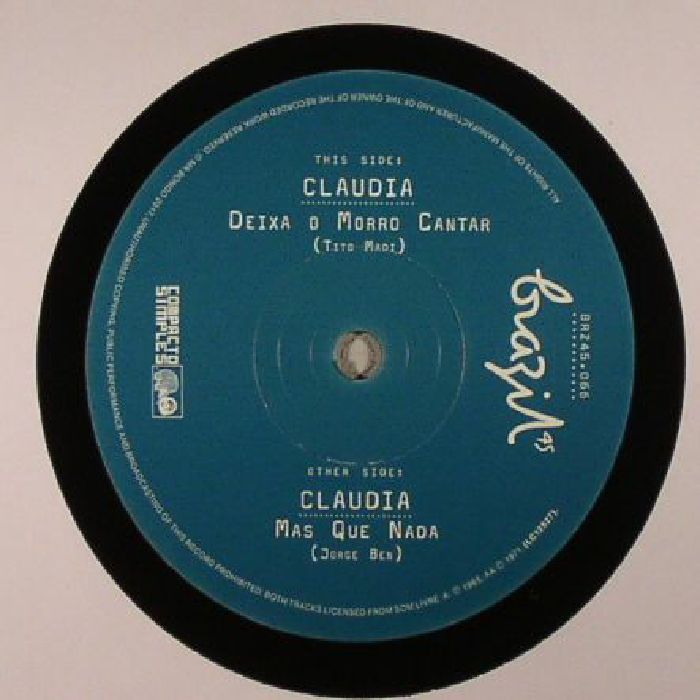 Deixa O Morro Cantar - Vinyl Single vinyl record cover