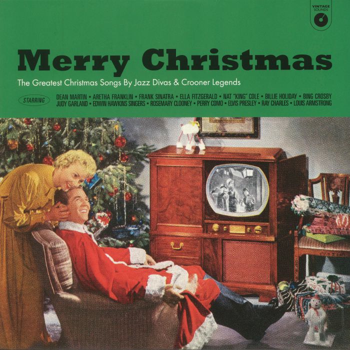 Merry Christmas: Jazz Divas & Crooner Legends - Vinyl LP vinyl record cover