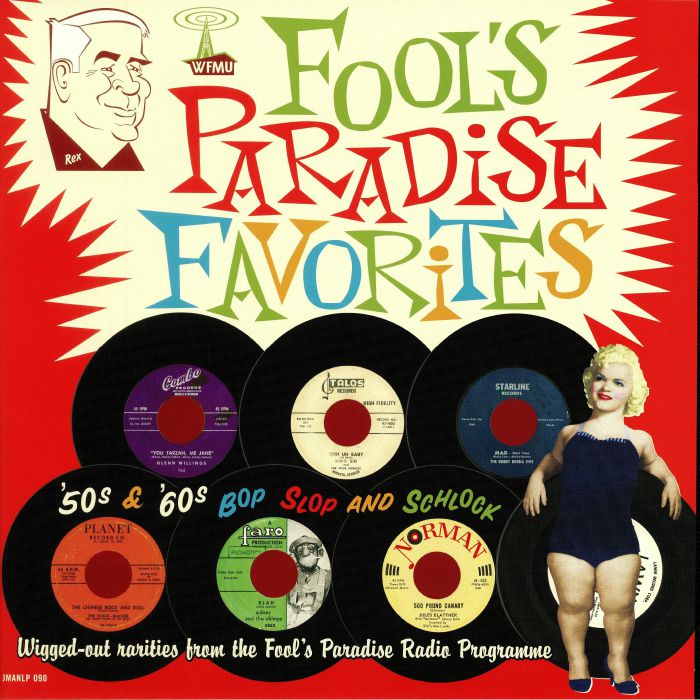 Fools Paradise Favorites: '50s & '60s Bop Slop & Schlock - Vinyl LP vinyl record cover
