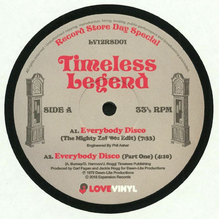 Everybody Disco - Vinyl Single vinyl record cover