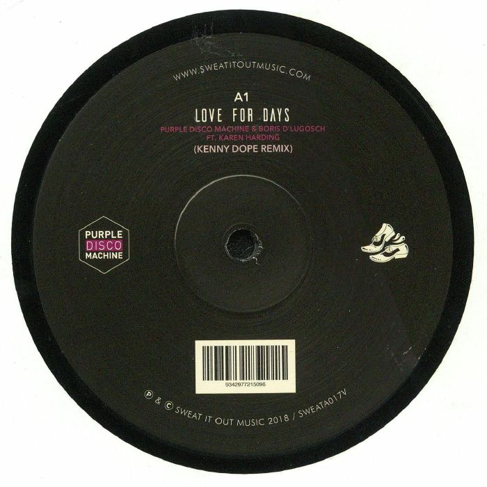 Love For Days - Vinyl Single vinyl record cover