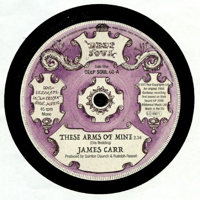 These Arms Of Mine - Vinyl Single vinyl record cover