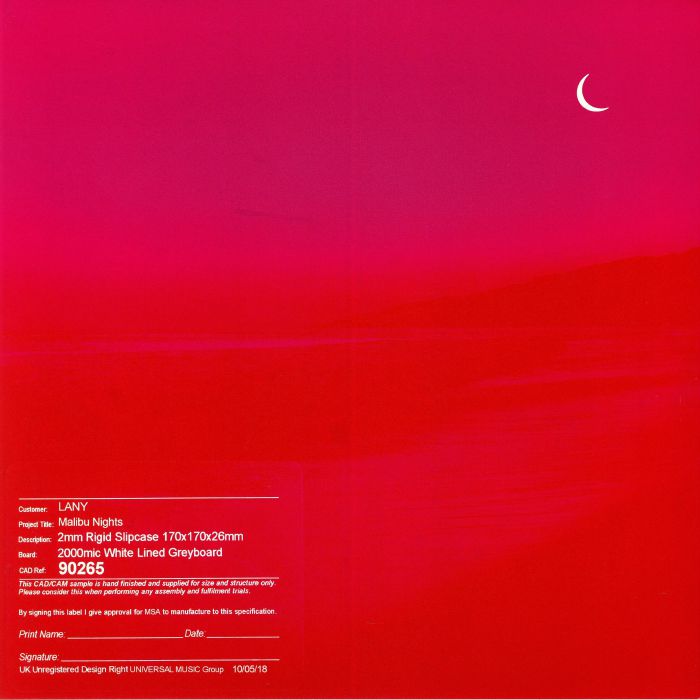 Malibu Nights - Vinyl LP vinyl record cover
