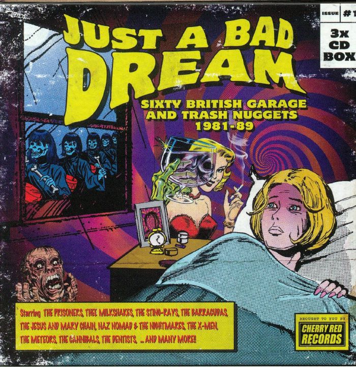 Just A Bad Dream - Sixty British Garage & Trash Nuggets 1981-89 - 3CD Box Set CD cover