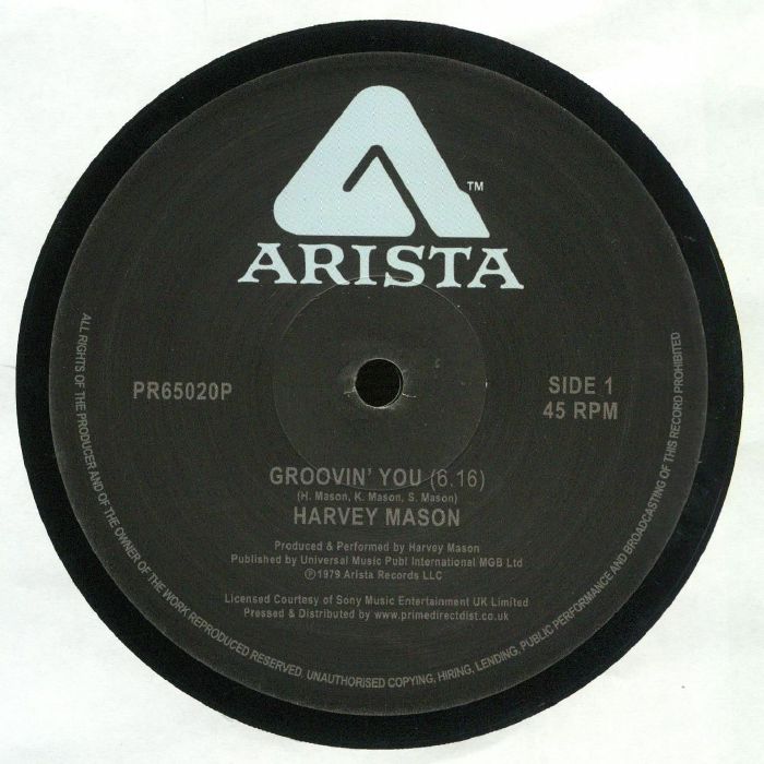 Groovin' You - Vinyl Single vinyl record cover