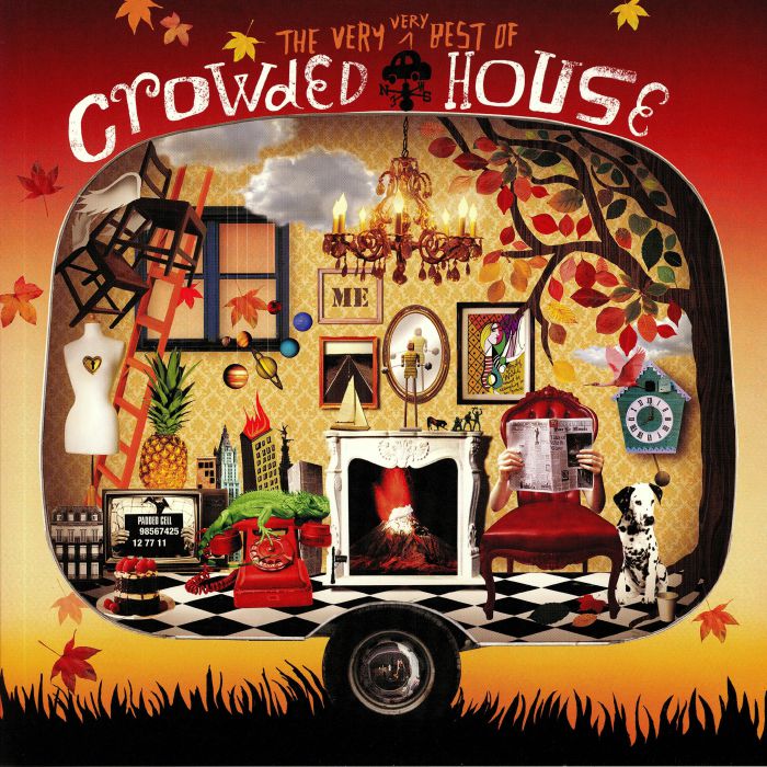 The Very Very Best Of Crowded House - 2xLP vinyl record cover