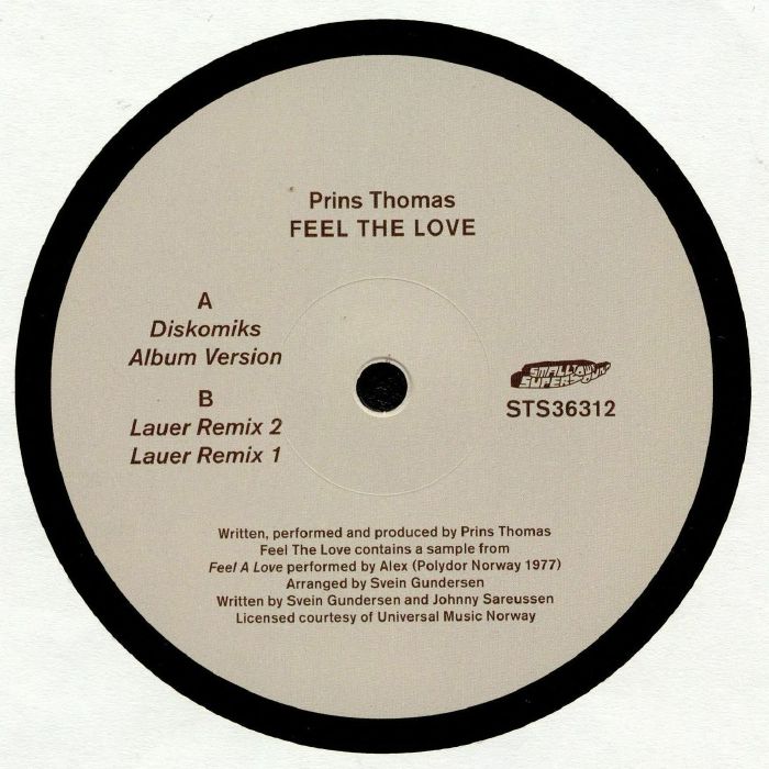 Feel The Love - Vinyl Single vinyl record cover