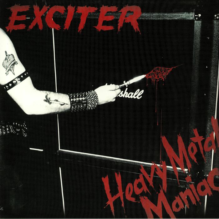 Heavy Metal Maniac - Silver Splatter Vinyl LP vinyl record cover