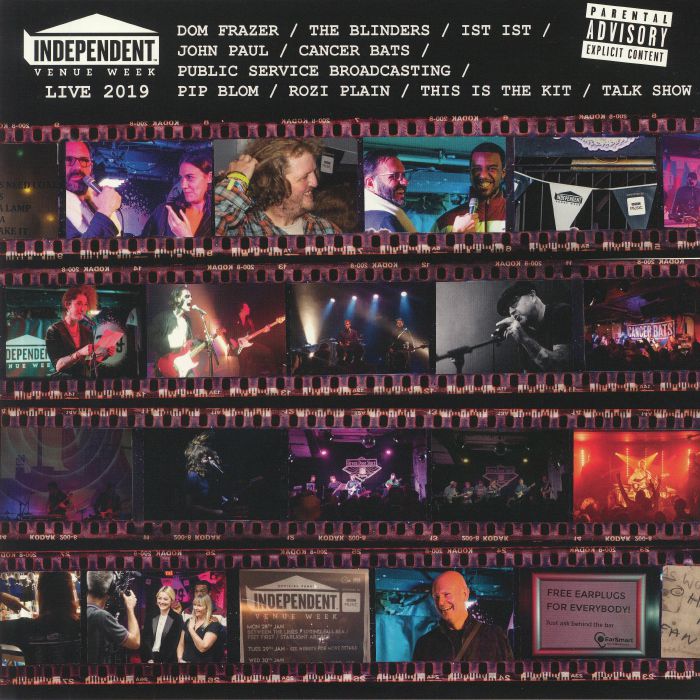 Independent Venue Week Live 2019 - Vinyl LP vinyl record cover