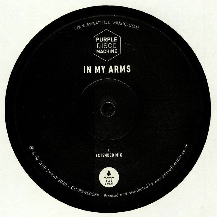 In My Arms - Vinyl Single vinyl record cover