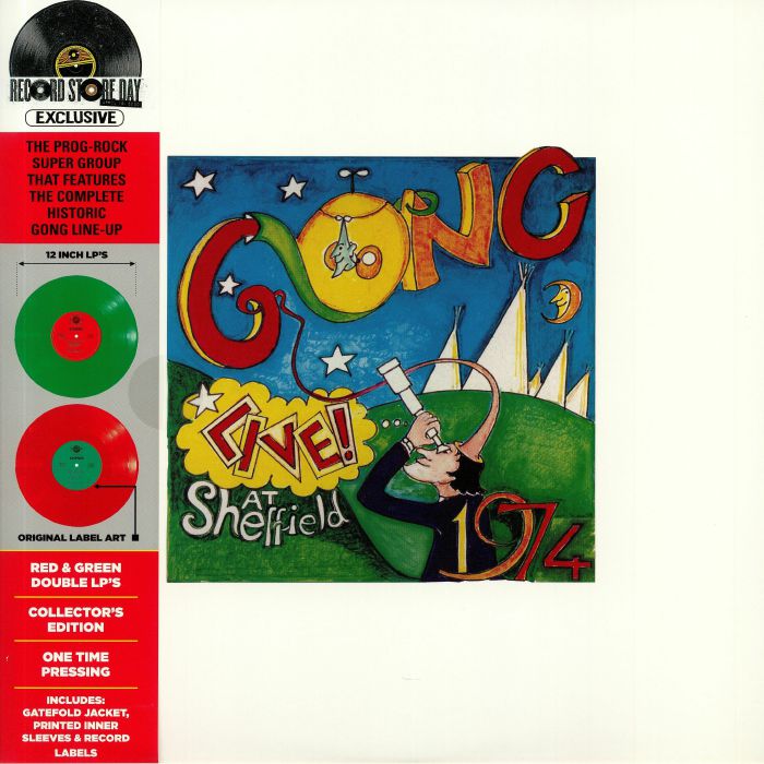 Live! At Sheffield 1974 - Red & Green Vinyl 2xLP vinyl record cover