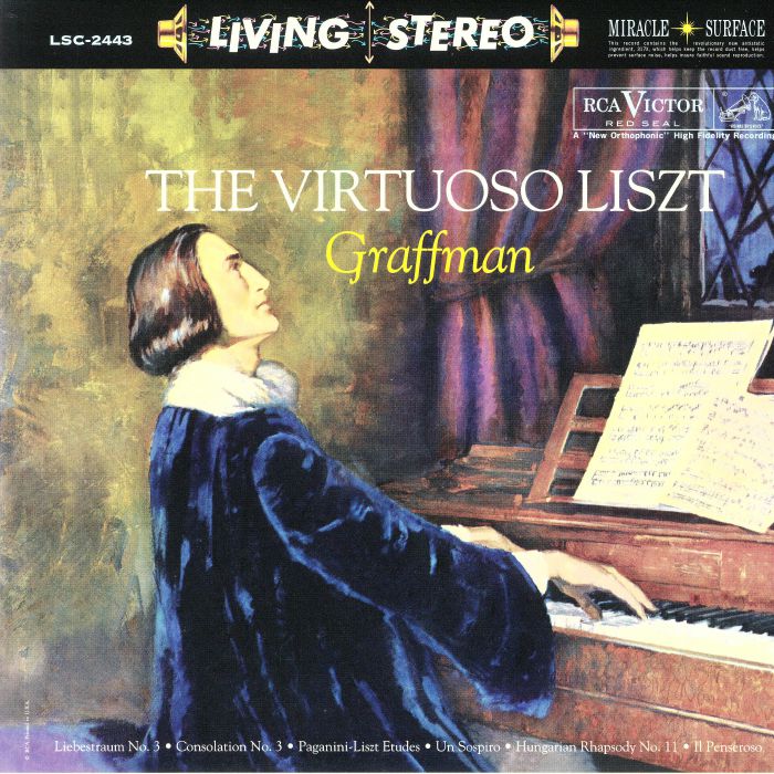 The Virtuoso Liszt (Remastered) - Vinyl LP vinyl record cover