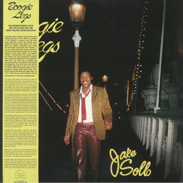 Boogie Legs - Limited Edition Vinyl LP vinyl record cover