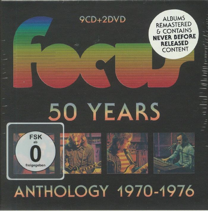 50 Years Anthology 1970-1976 - 9CD + 2DVD Box Set CD cover