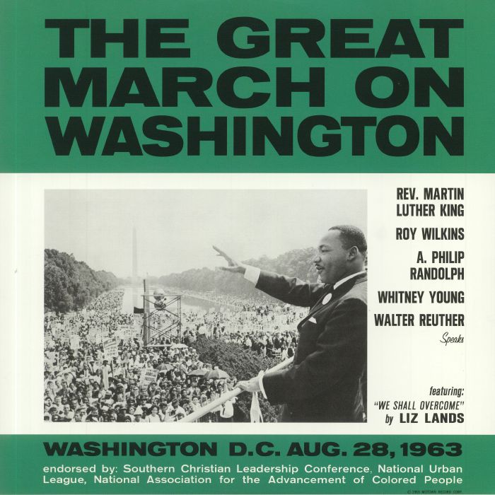The Great March On Washington - Vinyl LP vinyl record cover