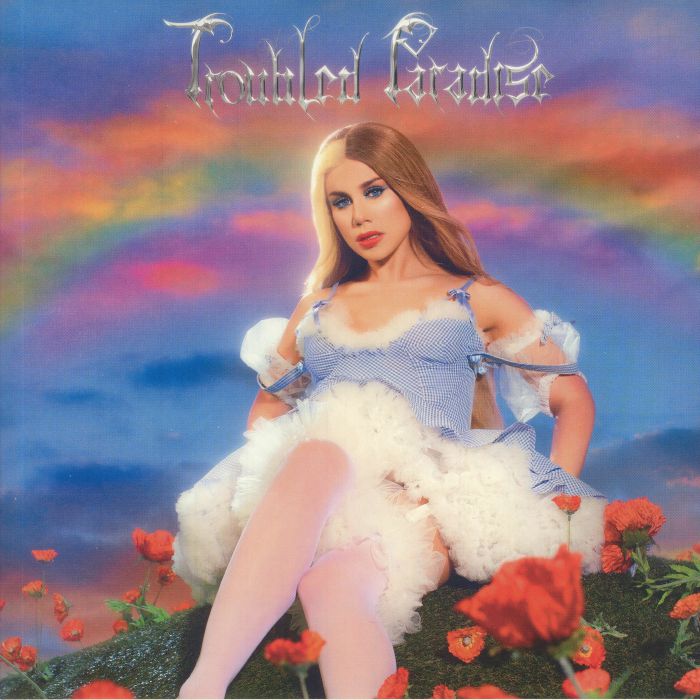 Troubled Paradise - Cloudy Clear Vinyl LP vinyl record cover