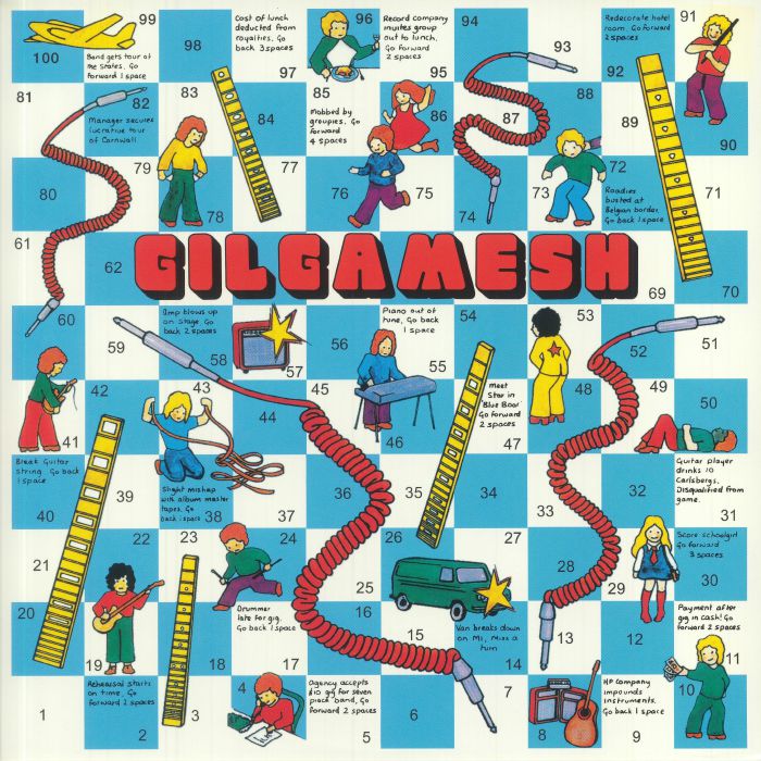 Gilgamesh - Transparent Red Vinyl LP vinyl record cover