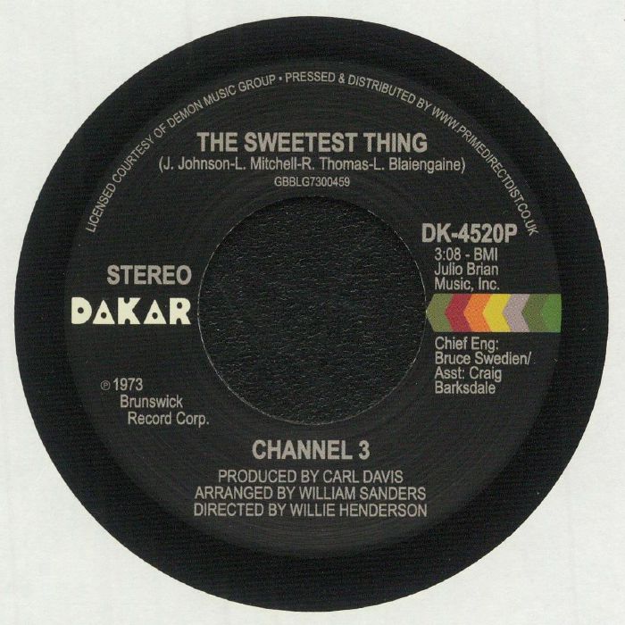 The Sweetest Thing - Vinyl Single vinyl record cover