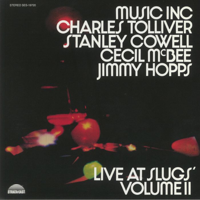 Live At Slugs' Volume 2 - Limited Edition Vinyl LP vinyl record cover