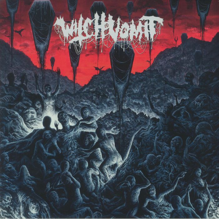 Abhorrent Rapture - Limited Edition Red and Black Vinyl EP vinyl record cover