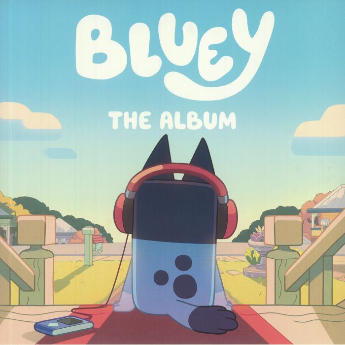 Bluey The Album - Blue Vinyl LP vinyl record cover