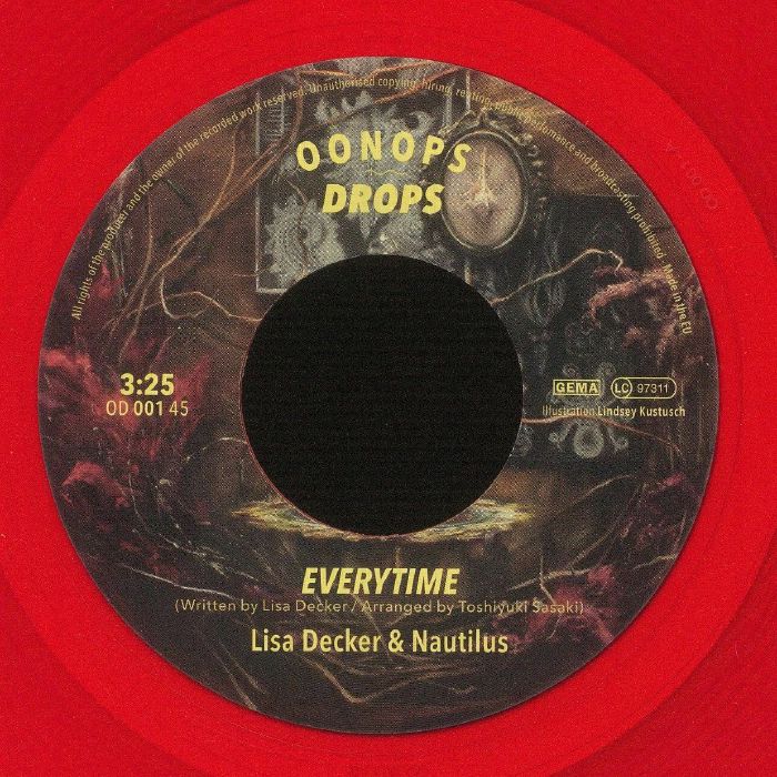 Everytime - Limited Edition Red Vinyl Single vinyl record cover