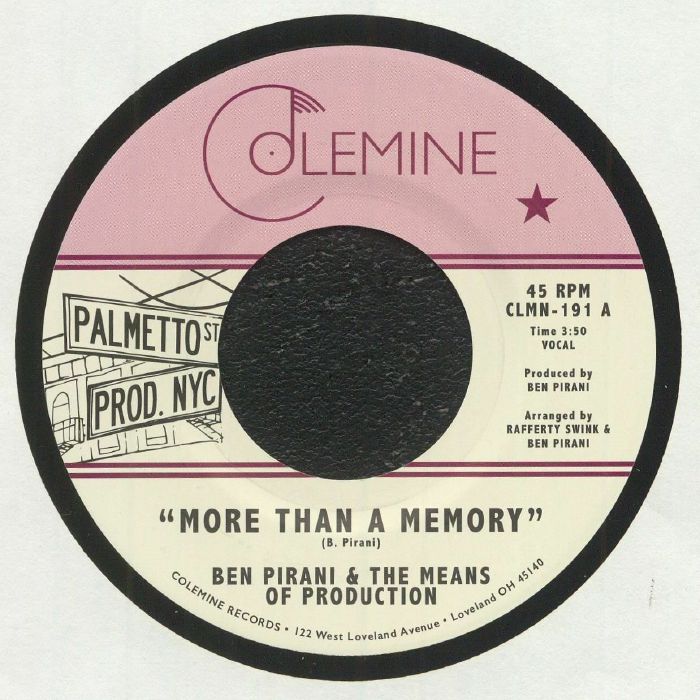 More Than A Memory - Vinyl Single vinyl record cover