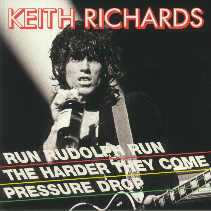 Run Rudolph Run - Red Splatter Vinyl Single vinyl record cover
