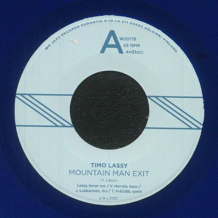 Mountain Man Exit - Blue Vinyl Single vinyl record cover