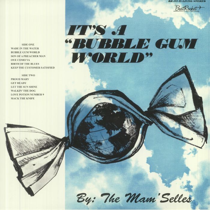 It's A Bubble Gum World - Limited Edition White Vinyl LP vinyl record cover