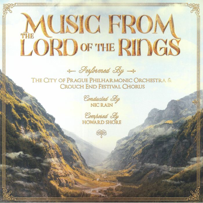 Music From The Lord Of The Rings - Green Vinyl LP vinyl record cover