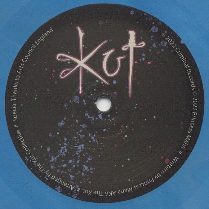 Grit - Limited Edition Blue Marbled Vinyl LP vinyl record cover