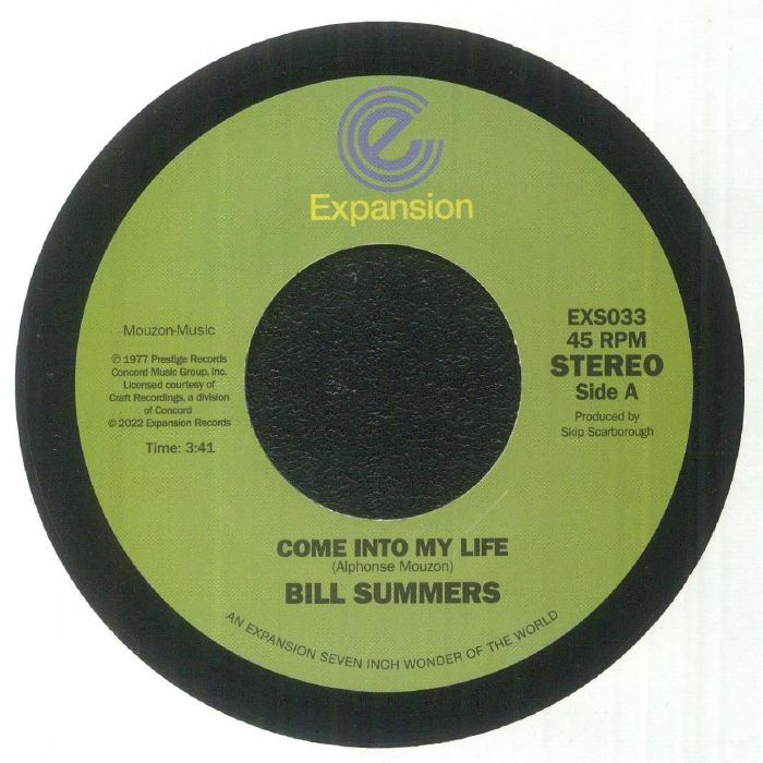 Come Into My Life - Vinyl Single vinyl record cover