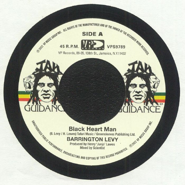 Black Heart Man - Vinyl Single vinyl record cover