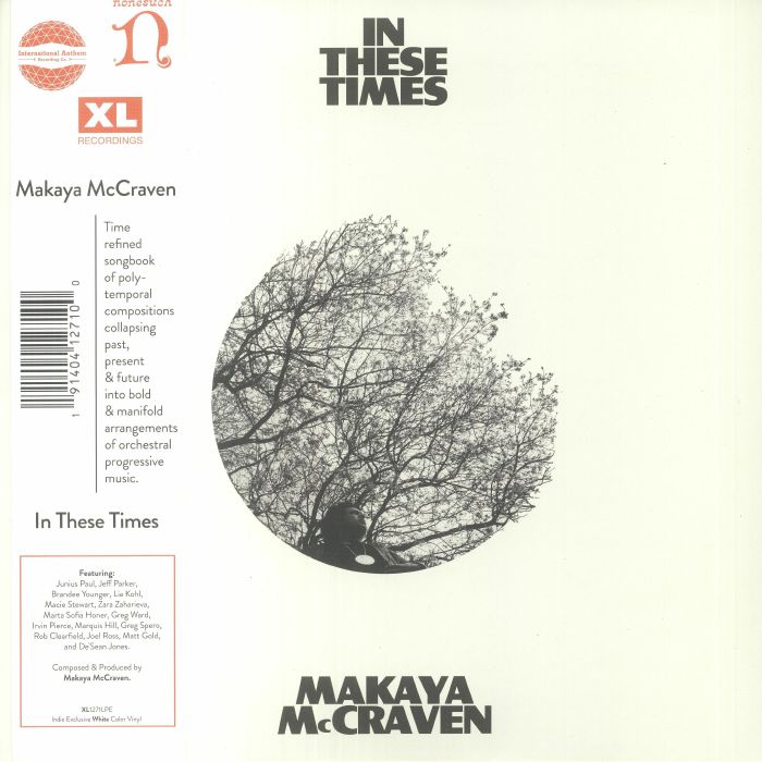 In These Times - Limited Edition White Vinyl LP vinyl record cover