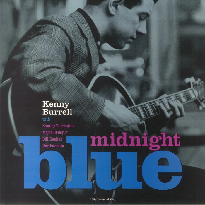 Midnight Blue - Blue Marbled Vinyl LP vinyl record cover