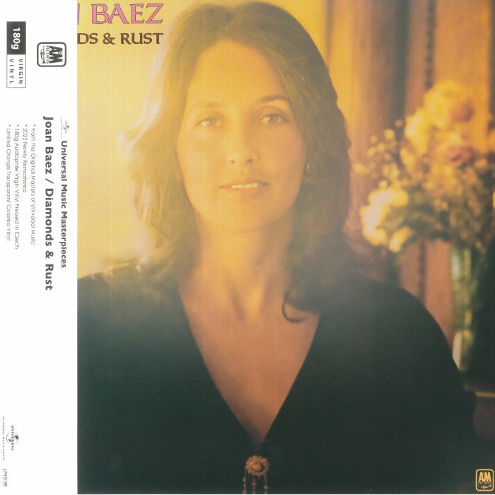 Diamonds & Rust - Limited Edition Orange Vinyl LP vinyl record cover