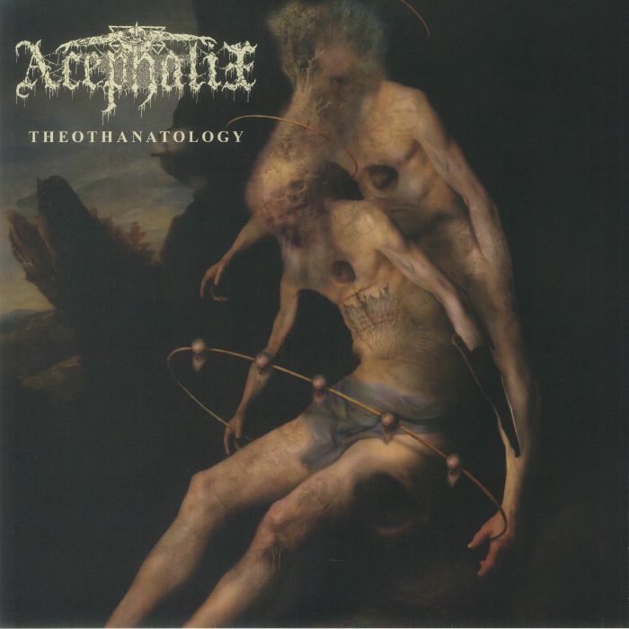 Theothanatology - Clear & Oxblood Smokey Vinyl LP vinyl record cover