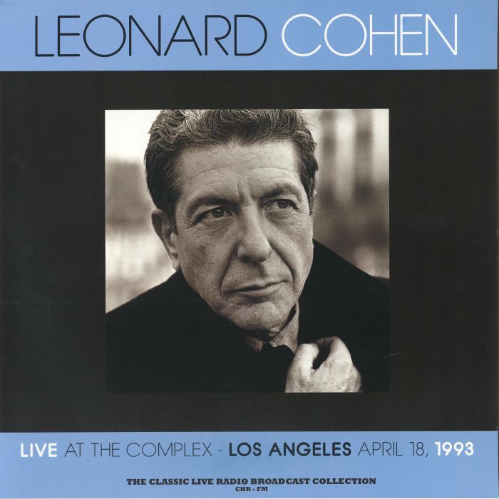Live At The Complex 1993 - Blue Vinyl LP vinyl record cover
