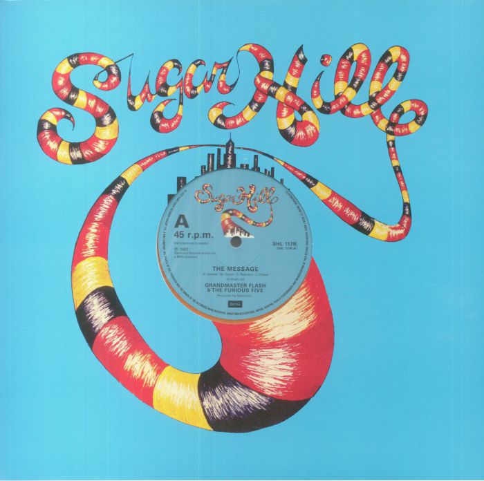 The Message - 40th Anniversary Orange Vinyl Single vinyl record cover