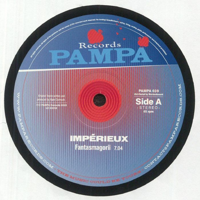 Fantasmagorii - Vinyl EP vinyl record cover