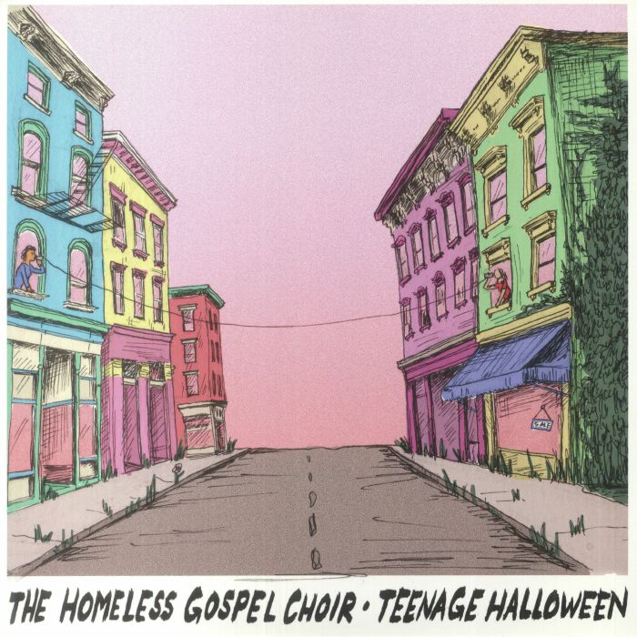 The Homeless Gospel Choir & Teenage Halloween - Vinyl LP vinyl record cover