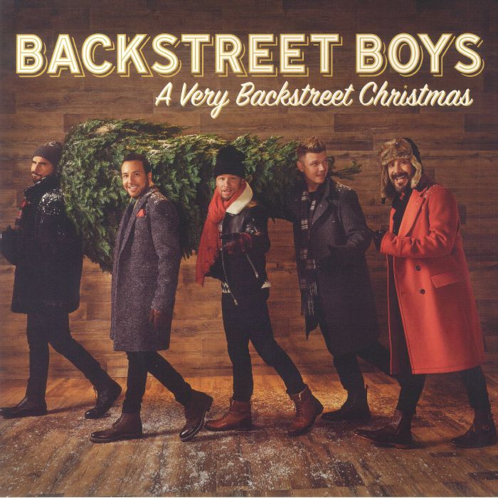 A Very Backstreet Christmas - Limited Edition White Vinyl LP vinyl record cover