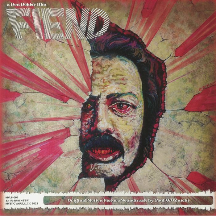 Fiend (Soundtrack) - Red & Black Marbled Vinyl LP vinyl record cover