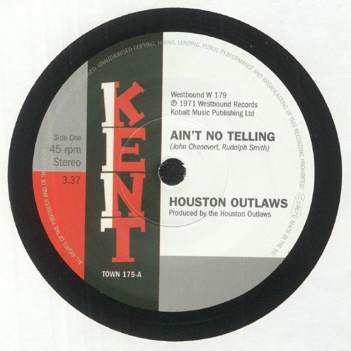 Ain't No Telling - Vinyl Single vinyl record cover