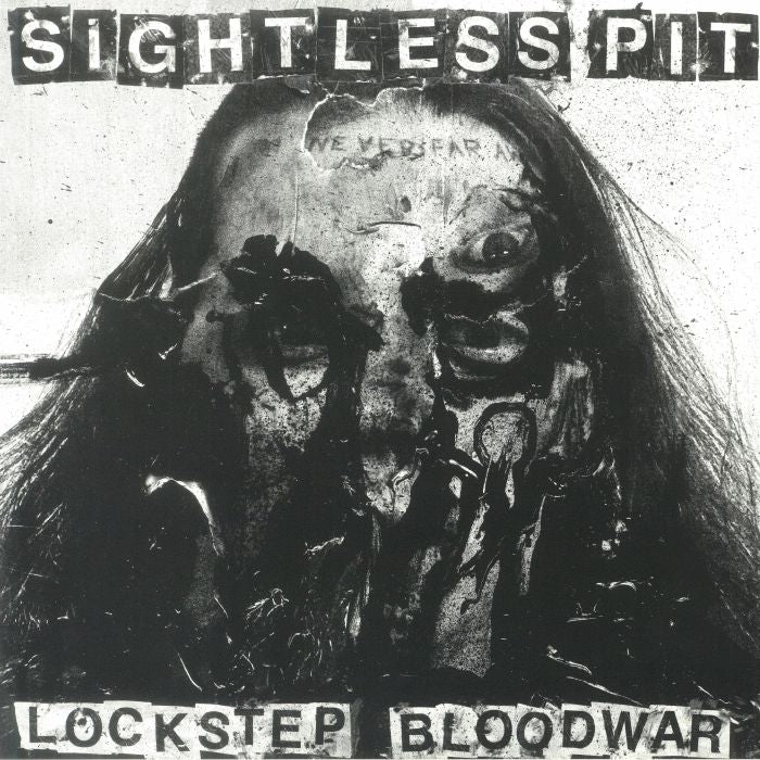 Lockstep Bloodwar - Red Marbled Vinyl LP vinyl record cover