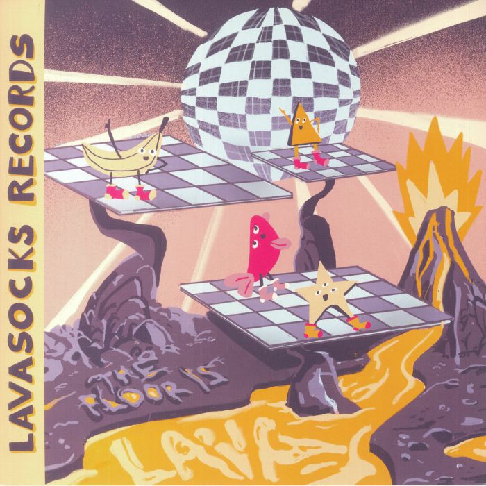 The Floor Is Lava - White & Orange Vinyl LP vinyl record cover