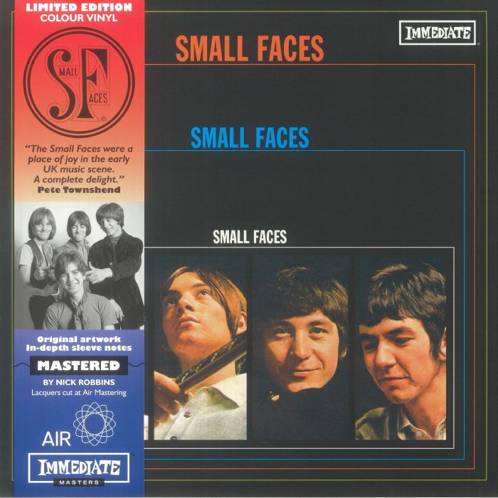 Small Faces - Limited Edition White Vinyl LP vinyl record cover